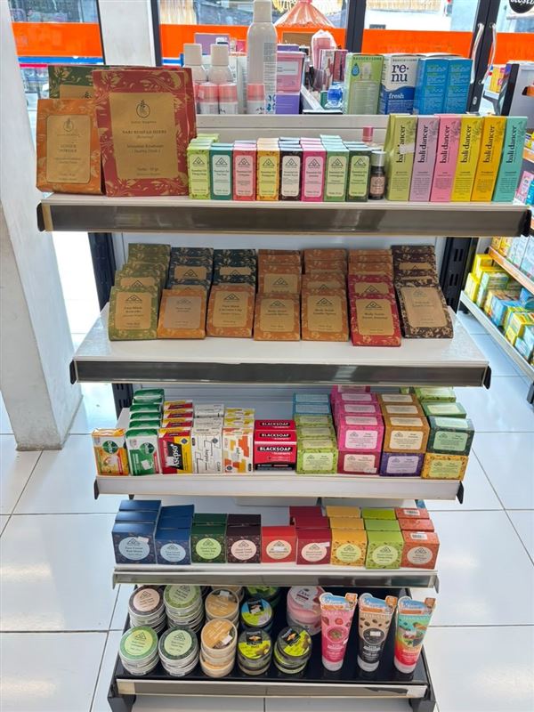 Natural Products at Semeton Pharmacy: Natural soap, Essential oil, Massage oil, Herbal balm, Aromatherapy