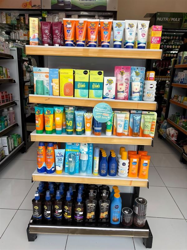 Sun Care at Semeton Pharmacy: Sunscreen SPF 30-50+, Sunscreen spray & lotion, After-sun & aloe vera, Tanning oil, Kids sunscreen
