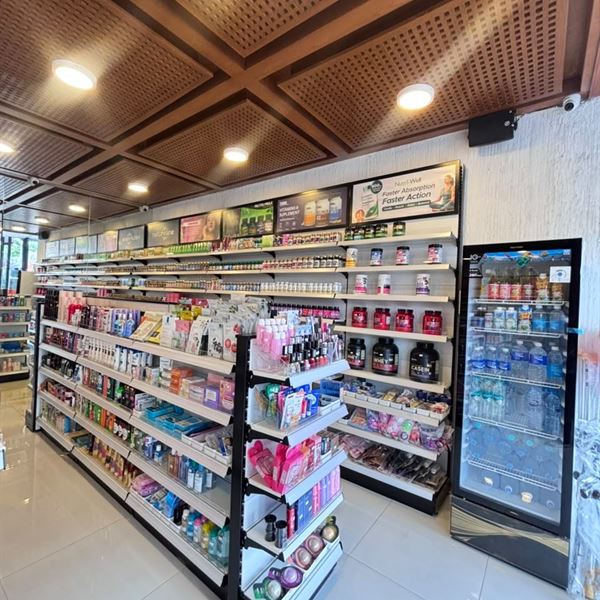 Aisles and drinks cooler